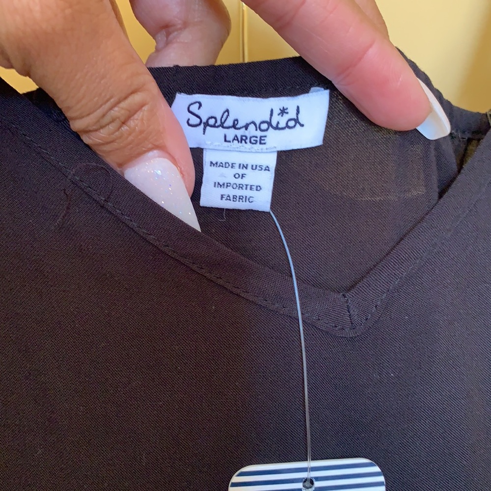 NWT splendid black jumpsuit - Picture 10 of 12